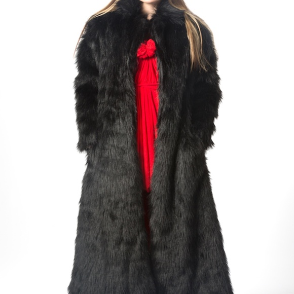 Long Faux Fur Coat Warm Jacket Winner Coat #EM18006